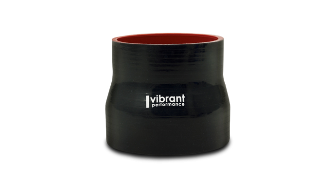 Vibrant Performance Intercooler Hose Coupling, 2-3/4 Inch Inside Diameter to 3 Inch Inside Diameter, Straight Transition, 3 Inch Length, Black – 2773