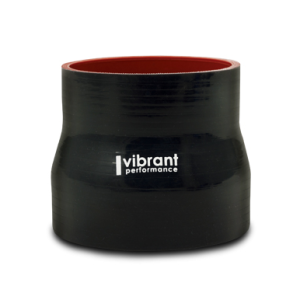 Vibrant Performance Intercooler Hose Coupling, 3 Inch Inside Diameter to 3-1/2 Inch Inside Diameter, Straight Transition, 3 Inch Length, Black – 2774