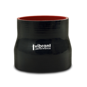 Vibrant Performance Intercooler Hose Coupling, 2 Inch Inside Diameter to 3 Inch Inside Diameter, Straight Transition, 3 Inch Length, Black – 2779