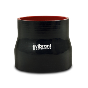 Vibrant Performance Intercooler Hose Coupling, 4 Inch Inside Diameter to 4-1/2 Inch Inside Diameter, Straight Transition, 3 Inch Length, Black – 2837