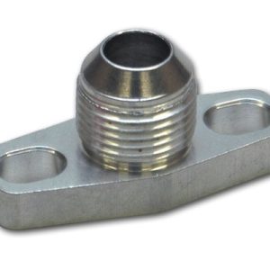 Vibrant Performance Turbocharger Oil Return Flange, For Use with T3/T3-T4/T04/GT40-GT55 Bb Turbochargers, -10AN Fitting, Aluminum – 2849