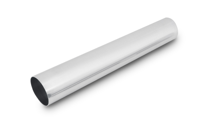Vibrant Performance Turbocharger Intercooler Pipe, 4 Inch Outside Diameter/ 18 Inch Length, Natural, Aluminum – 2877