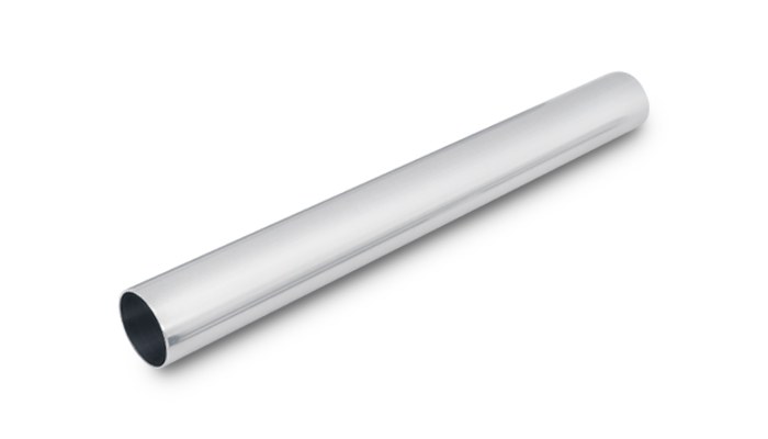 Vibrant Performance Air Intake Tube, 2-3/4 Inch Outside Diameter, Straight, 18 Inch Length, Polished, Silver, Aluminum – 2882