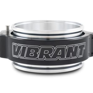 Vibrant Performance Hose Clamp, Use with 3-1/2 Inch Tube, 1-7/8 Inch Clamp Width, 2-1/8 Height, Pinless, Billet Aluminum Coupler/ Black Clamp – 32517