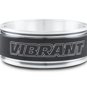 Vibrant Performance Hose Clamp, Use with 5 Inch Tube, 1-7/8 Inch Clamp Width, 2-1/8 Height, Pinless, Billet Aluminum Coupler/ Black Clamp – 32520