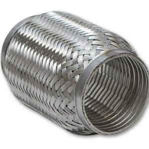 Vibrant Performance Exhaust Flex Connector, 4 Inch Diameter Weld on, 8 Inch Length, Stainless Steel – 61208