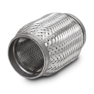 Vibrant Performance Exhaust Flex Connector, 2 Inch Inside Diameter, 8 Inch Long, Stainless Steel with Braided Liner – 62608
