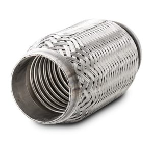 Vibrant Performance Exhaust Flex Connector, 1-1/2 Inch Inside Diameter, 4 Inch Long, Stainless Steel Without Liner – 64304