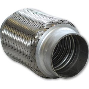 Vibrant Performance Exhaust Flex Connector, 2-1/4 Inch Inside Diameter, 4 Inch Long, Stainless Steel Without Liner – 64704