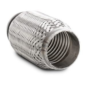 Vibrant Performance Exhaust Flex Connector, 3 Inch Inside Diameter, 6 Inch Long, Stainless Steel Without Liner – 65006