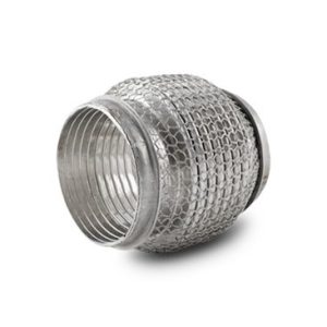 Vibrant Performance Exhaust Flex Connector, Liteflex, 3 Inch Inside Diameter, 4 Inch Long, Stainless Steel, With Interlock Liner – 66004