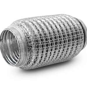 Vibrant Performance Exhaust Flex Connector, Liteflex, 2-1/4 Inch Inside Diameter, 6 Inch Long, Stainless Steel, With Interlock Liner – 66706