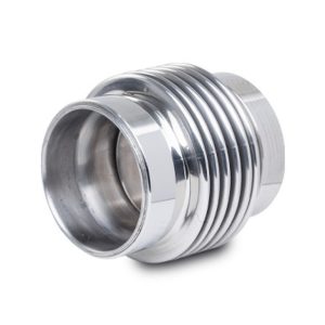 Vibrant Performance Exhaust Flex Connector, Bellow Style, Weld-On, 1-3/4 Inch Inlet/ 1-3/4 Outlet, 2-1/2 Inch Length, Stainless Steel – 69426