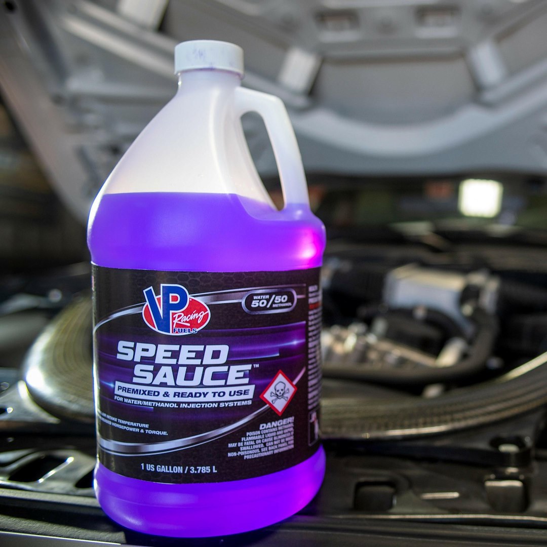 Vp Fuel Water Injection System Fluid, Speed Sauce™, 1 Gallon Jug, Purple, 50% Water and 50% Methanol Premixed Fluid, Single – 14611