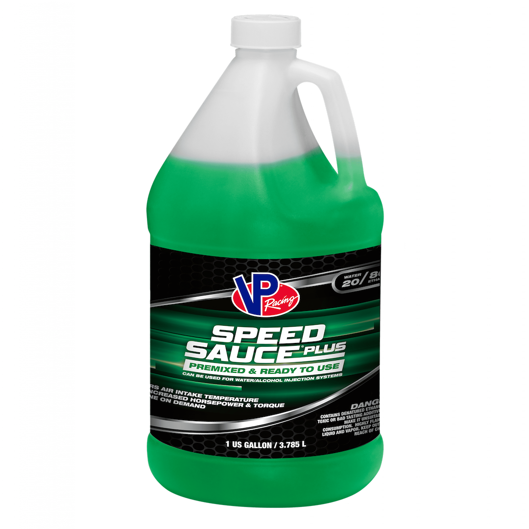 Vp Fuel Water Injection System Fluid, Speed Sauce™ Plus, 1 Gallon Jug, Green, 20% Water and 80% Ethanol Premixed Fluid, Single – 14621