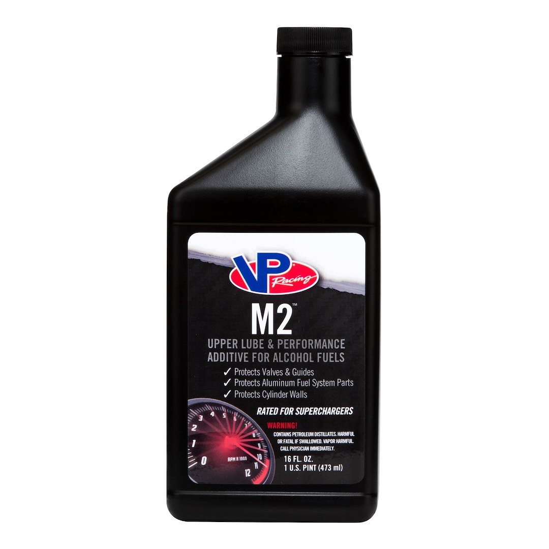 Vp Fuel Fuel Additive, M2 ™ Upper Lube, Ethanol Fuel Treatment, For E85/ Methanol/ Nitromethane Fuels, Treats Up to 55 Gallons, 16 Ounce Bottle – 2016