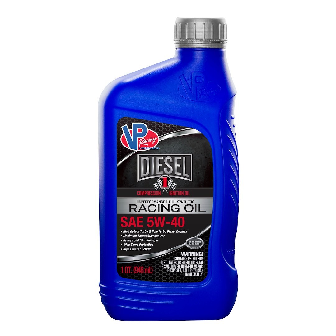 Vp Fuel Oil, CI1 Diesel, SAE 5W-40, Synthetic Base, 1 Quart Bottle, Single – 2695