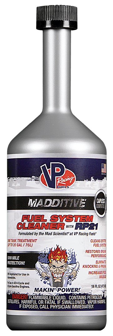 Vp Fuel Fuel Additive, Madditive ™, Fuel System Cleaner, For Gasoline, Treats Up to 20 Gallons, 16 Ounce Bottle, Single – 2805