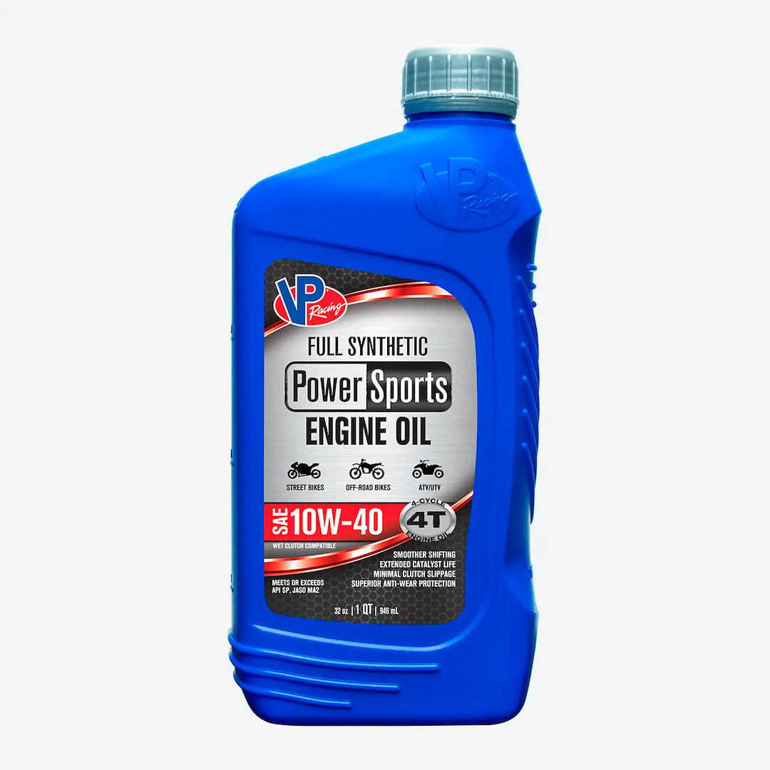 Vp Fuel Oil, Powersports, SAE 10W-40, 4T Full Synthetic, 1 Quart Bottle, Single – 2937