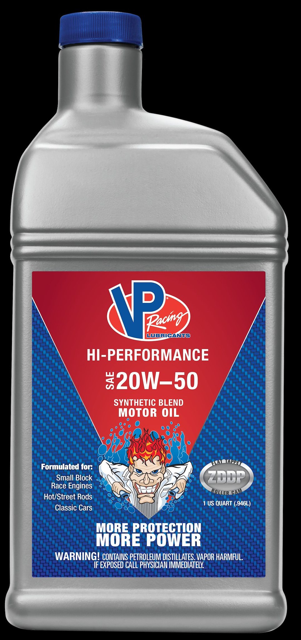 Vp Fuel Oil, Hi-Performance, SAE 20W-50, Synthetic Blend, 1 Quart Bottle, Single – 2975