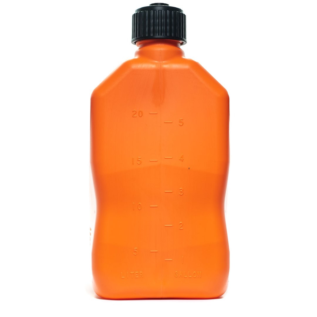 Vp Fuel Liquid Storage Container, Motorsport ®, Orange, 5.5 Gallon, Free Standing, Polyethylene, Square Shape, With Cap, Single – 3572-CA
