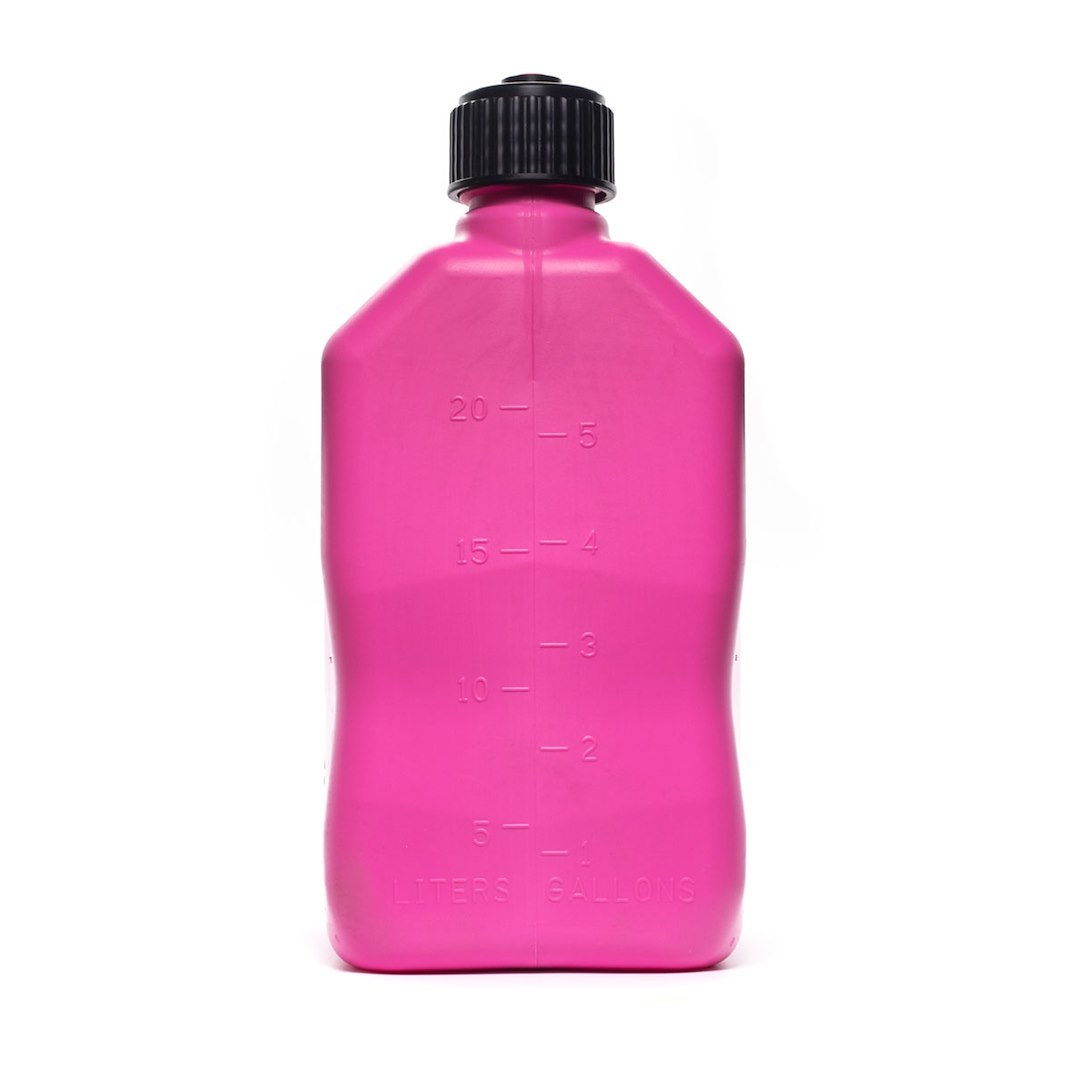 Vp Fuel Liquid Storage Container, Motorsport ®, Pink, 5.5 Gallon, Free Standing, Polyethylene, Square Shape, With Cap, Single – 3812-CA