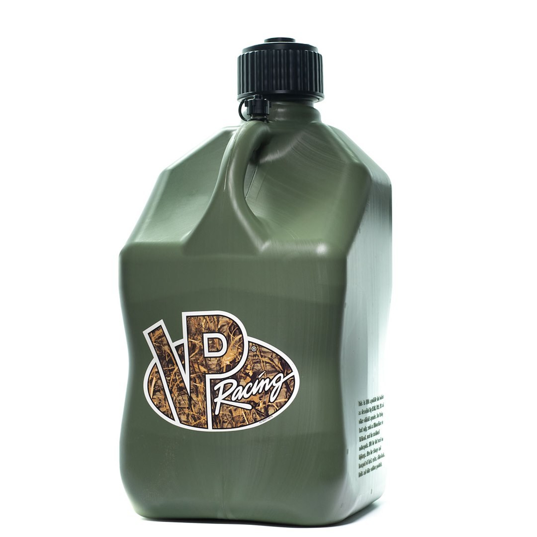 Vp Fuel Liquid Storage Container, Motorsport ®, Camouflage, 5.5 Gallon, Free Standing, Polyethylene, Square Shape, With Cap, Single – 3842-CA