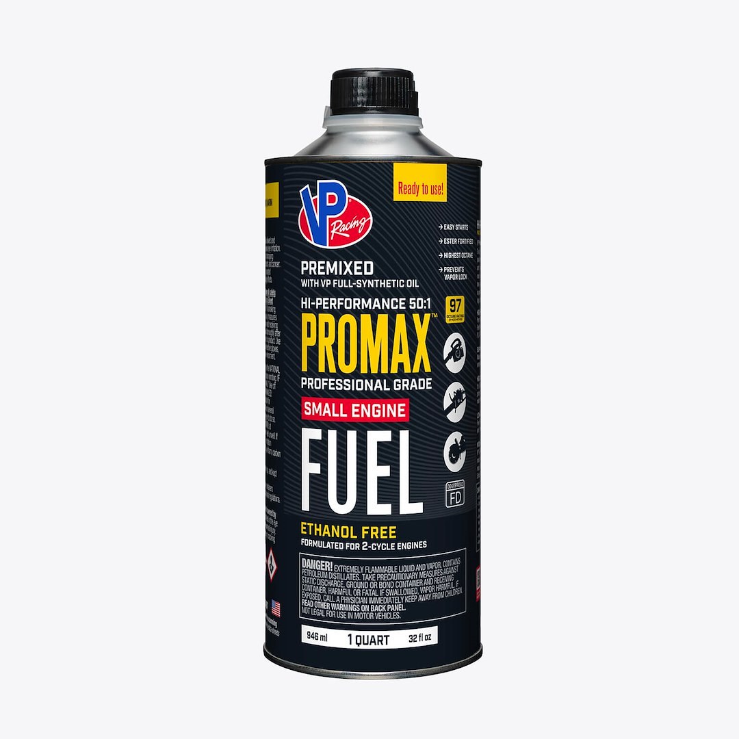 Vp Fuel Fuel, Promax ™, Use with Small Engines, Ethanol Free, 2 Cycle 50:1 Pre-Mix with Oil, Purple, 1 Gallon Can, Single – 6831