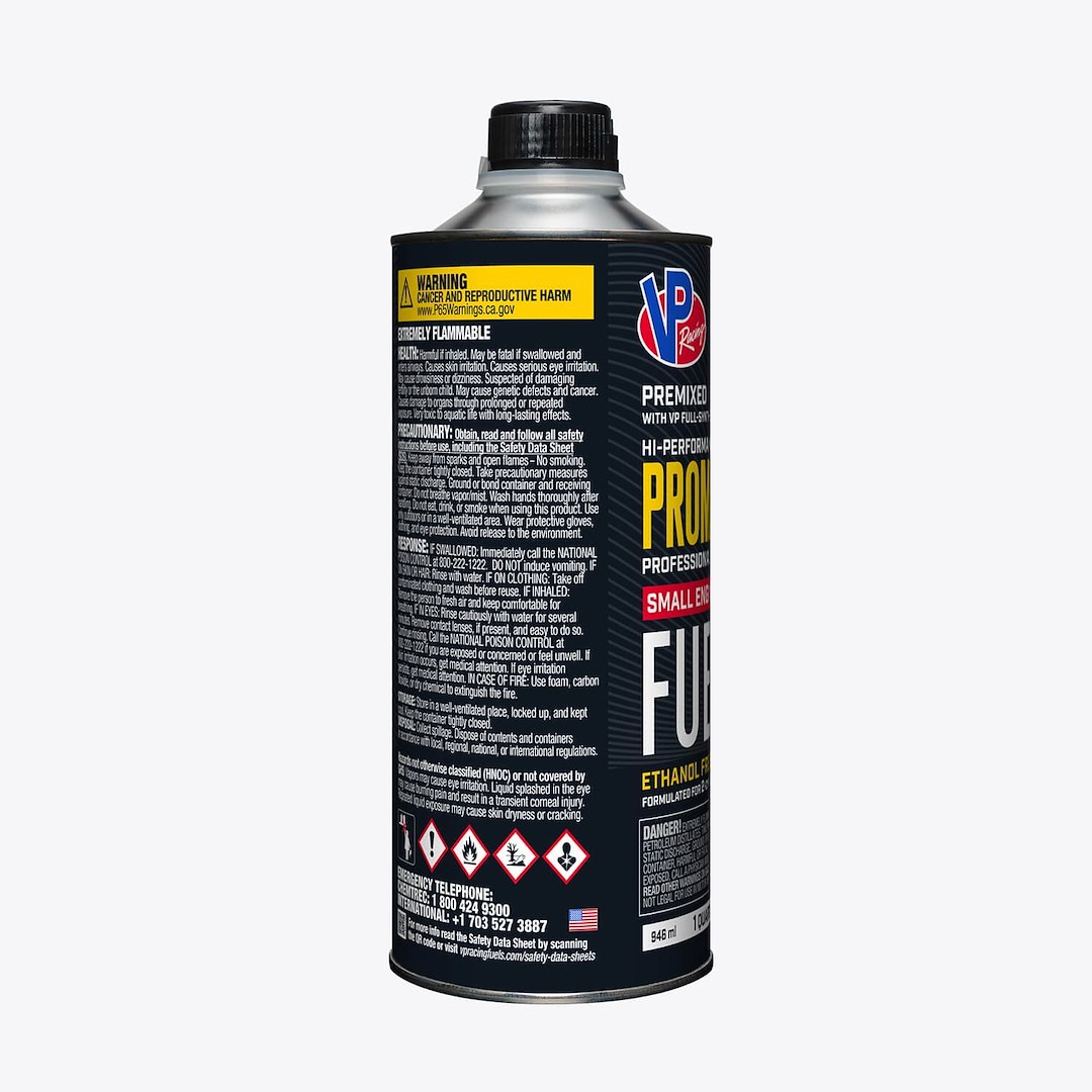 Vp Fuel Fuel, Promax ™, Use with Small Engines, Ethanol Free, 2 Cycle 50:1 Pre-Mix with Oil, Purple, 1 Gallon Can, Single – 6831