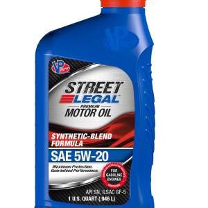 Vp Fuel Oil, Street Legal, SAE 5W-20, Synthetic, 1 Quart Bottle, Single – VP3752043
