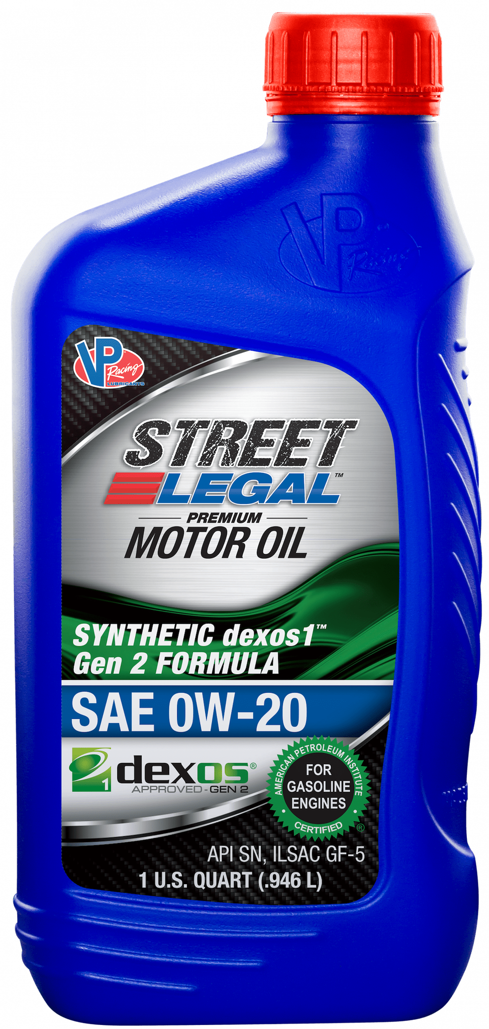 Vp Fuel Oil, Street Legal, SAE 0W-20, Full Synthetic, 1 Quart Bottle, Single – VP3902543