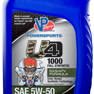 Vp Fuel Oil, Powersports, SAE 5W-50, Synthetic, 1.05 Quart Bottle, Single – VP7165503