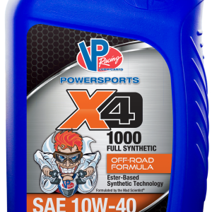 Vp Fuel Oil, Powersports, SAE 10W-40, Full Synthetic, 1.05 Quart Bottle, Single – VP7190403
