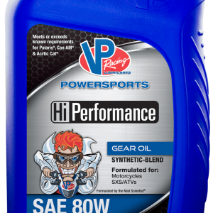 Vp Fuel Gear Oil, Hi-Performance, Single, 1.05 Quart Bottle, SAE 80W, Synthetic Blend, Api GL-5 Gear Oil – VP7608003