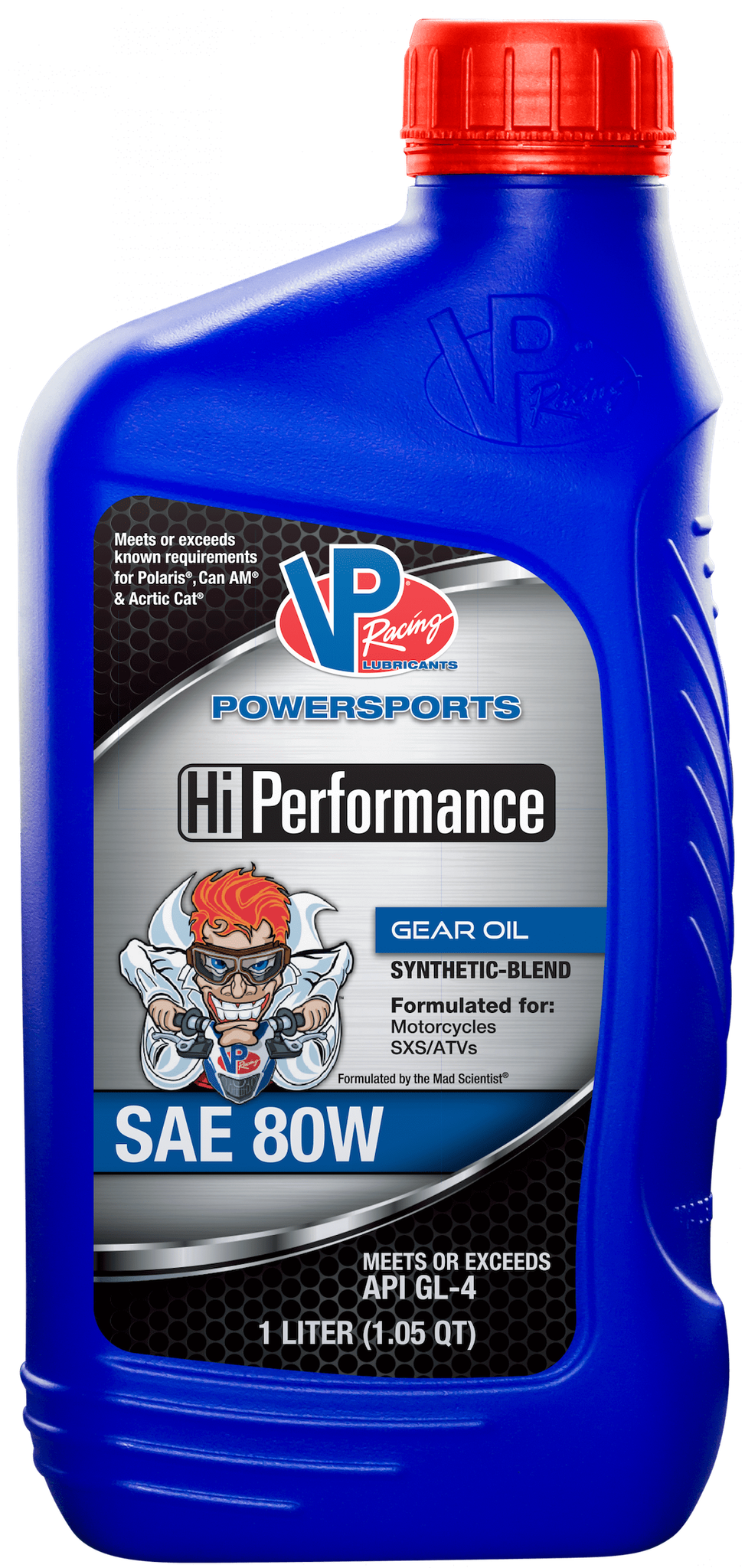 Vp Fuel Gear Oil, Hi-Performance, Single, 1.05 Quart Bottle, SAE 80W, Synthetic Blend, Api GL-5 Gear Oil – VP7608003