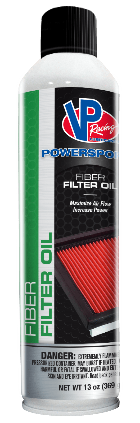 Vp Fuel Air Filter Oil, Powersports, 13 Ounce, Aerosol Can, For Fiber/Gauze Filters – VP7960020