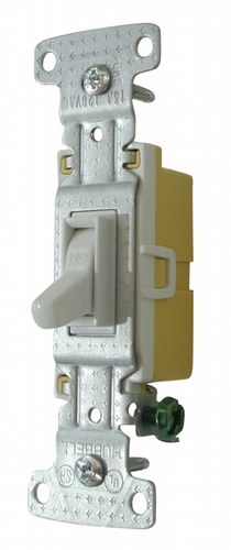 Valterra Multi Purpose Switch, Diamond Group, 125 Volt AC, 15 Amp, Toggle Switch, White, 1 Per Card – DG01VP