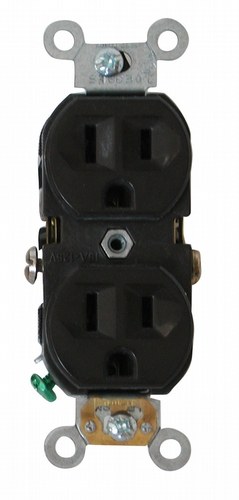 Valterra Receptacle, Diamond Group, Indoor/ Outdoor Use, 2 Pol/ 3 Wire, 15 Amp/ 125 Volt AC Power, Non Ground Fault Interrupter – DG0BVP