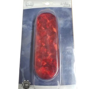 Valterra Trailer Light, Diamond Group, Stop/ Turn/ Tail Light, 10-LED Bulb, Oval, Red, 6-1/2 Inch Length X 2-1/4 Width X 3/4 Inch Depth – DG52434VP