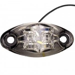 Valterra Clearance Light, Diamond Group, LED, Oval, 2-5/8 Inch Length X 1-1/4 Inch Width X 3/4 Inch Depth, Clear Lens/ Amber LED, 2 Diodes – DG52440VP