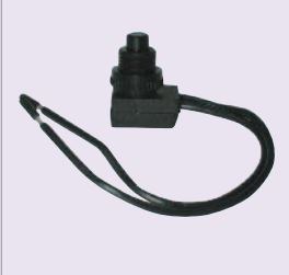 Valterra Push Button Switch, Diamond Group, Replacement on/ Off Switch, Black, With 4 Inch Lead, 1 Per Card – DG52452VP