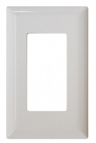 Valterra Switch Plate Cover, Diamond Group, 1 Speed Décor Switch Opening, White, Snap-On – DG52494VP