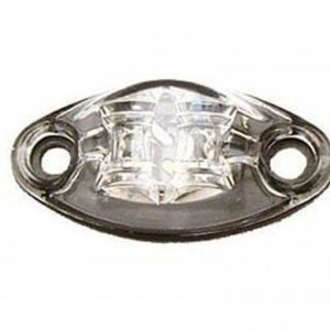 Valterra Clearance Light, Diamond Group, LED, Oval, 2-5/8 Inch Length X 1-1/4 Inch Width X 3/4 Inch Depth, Clear Lens/ Amber LED, 2 Diode – DG52503VP
