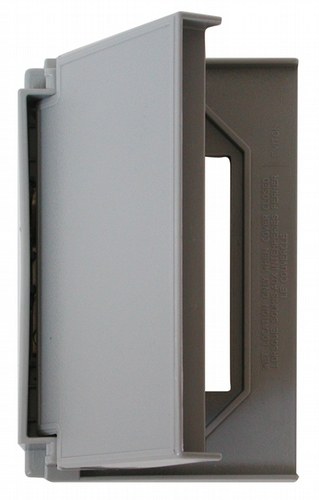 Valterra Receptacle Cover, Decor ®, For Switches/ Receptacles/ Gfcis/ Power Outlets, Gray, Thermoplastic – DG52515VP