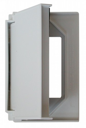 Valterra Receptacle Cover, Diamond Group, For 2 Horizontal Duplex Receptacle, White, Thermoplastic – DG52516VP