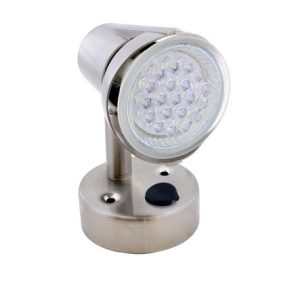 Valterra Reading Light, Diamond Group, Mr 16-LED Daylight White, 0.16 Amp/ 12 Volt DC, Surface Mounting – DG52641VP