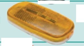 Valterra Clearance Light, Diamond Group, LED, Rectangular, 4 Inch Length X 2 Inch Width, Amber Lens, 9 Diode, Surface Mount, Waterproof – DG52711VP