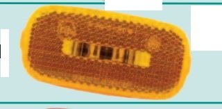 Valterra Clearance Light, Diamond Group, LED, Rectangular, 4 Inch Length X 2 Inch Width, Amber Lens, 9 High Intense Diodes, Surface Mount – DG52713VP