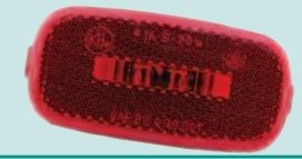 Valterra Clearance Light, Diamond Group, LED, Rectangular, 4 Inch Length X 2 Inch Width, Red Lens, 9 High Intense Diodes, Surface Mount – DG52714VP