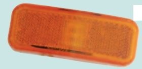 Valterra Clearance Light, Diamond Group, LED, Rectangular, 4 Inch Length X 1.5 Inch Width, Amber Reflective Lens, 9 Diodes, Surface Mount – DG52718VP